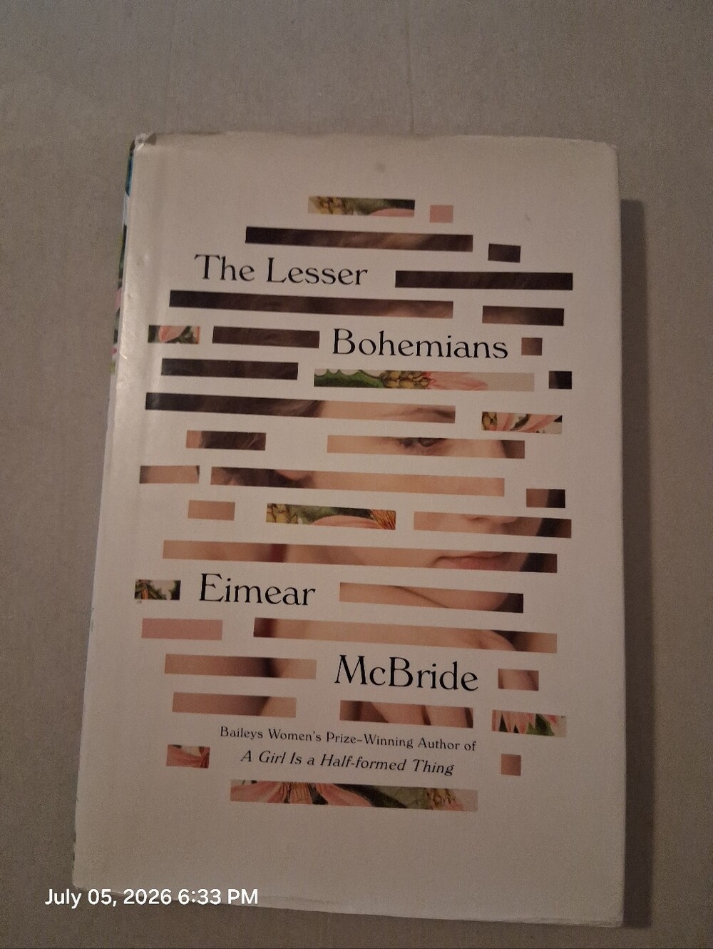 The Lesser Bohemians by Eimear McBride - White Cover